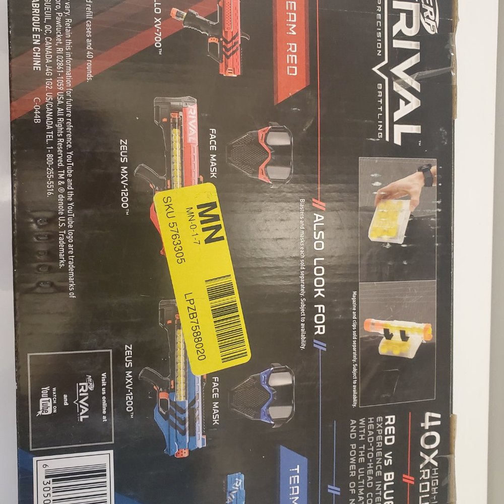 NERF RIVAL BATTLE REFILL 40X HIGH IMPACT ROUNDS - Picture 3 of 4